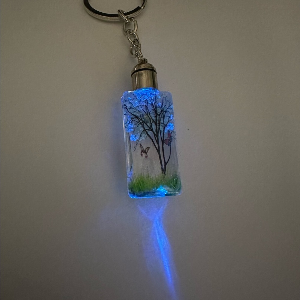 Light up Flower Key Ring Boho